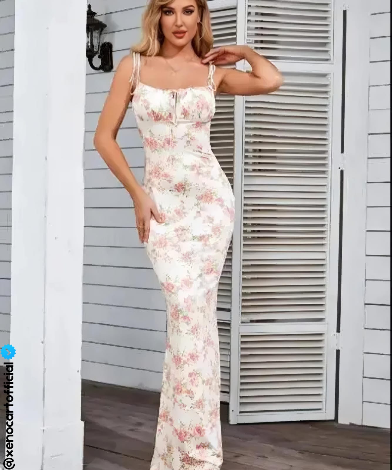 Blossom Bodycon Maxi Dress