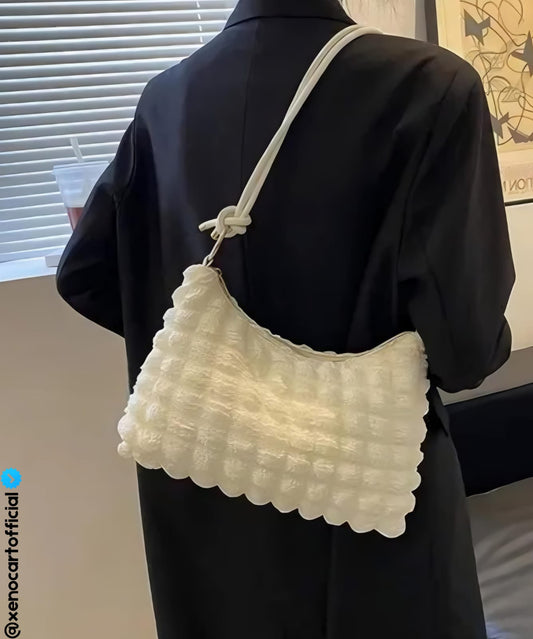 Textured Shoulder Bag