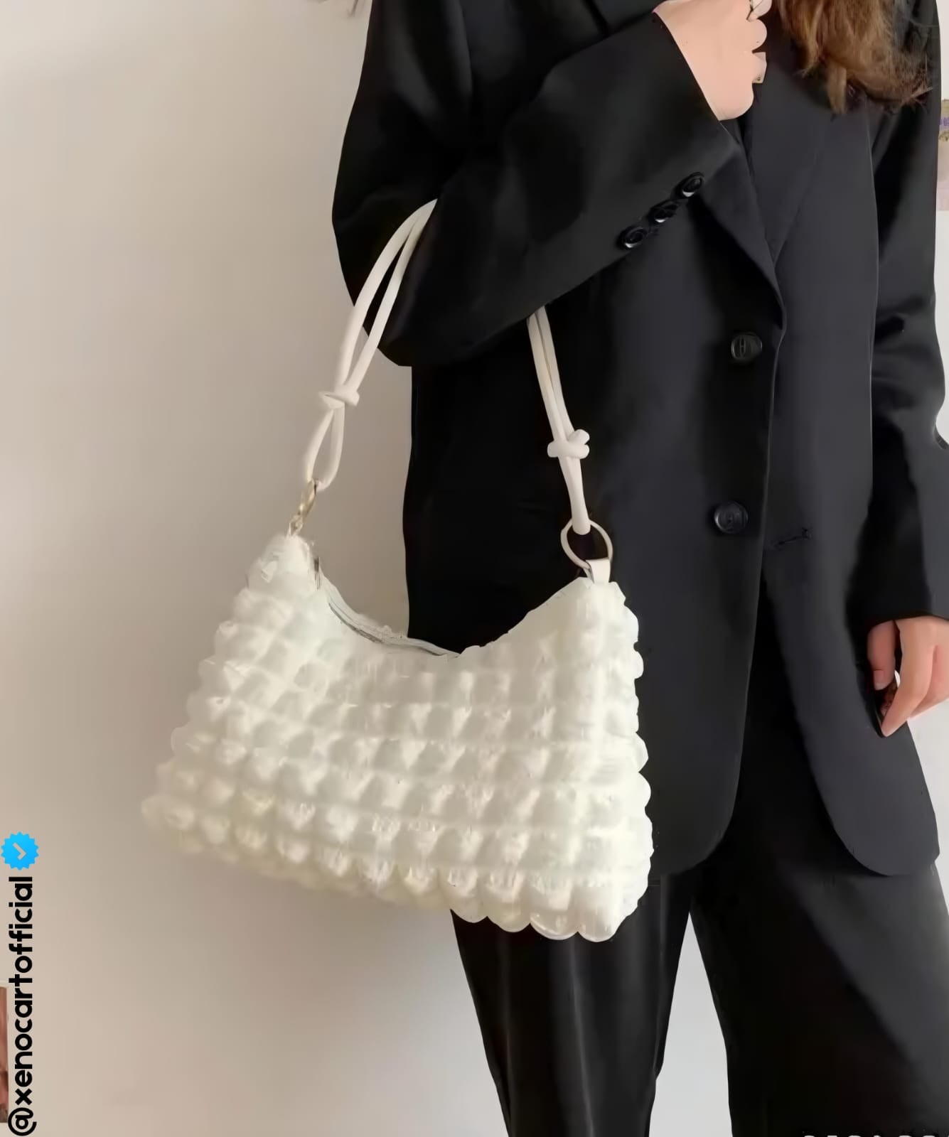 Textured Shoulder Bag