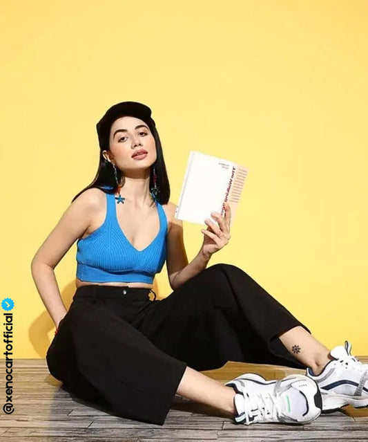 High-Waist Wide-Leg Pants