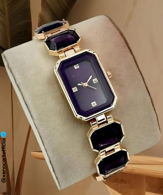 Elegance Amethyst-Inspired Watch