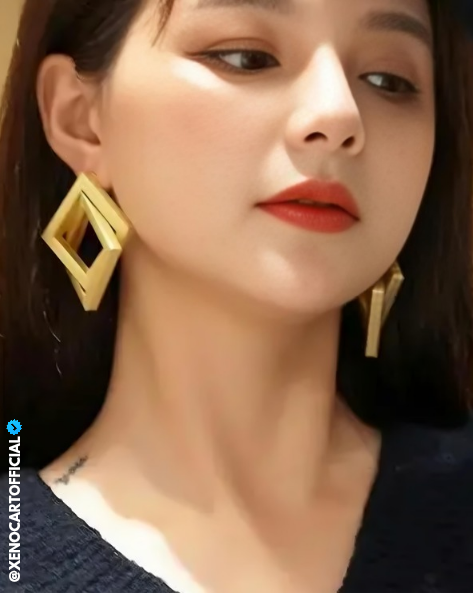 Bold & Chic Geometric Statement Earrings