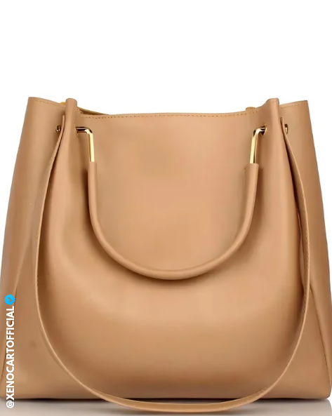 Elegant Beige Tote Bag