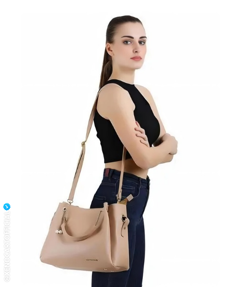 Elegant Beige Tote Bag